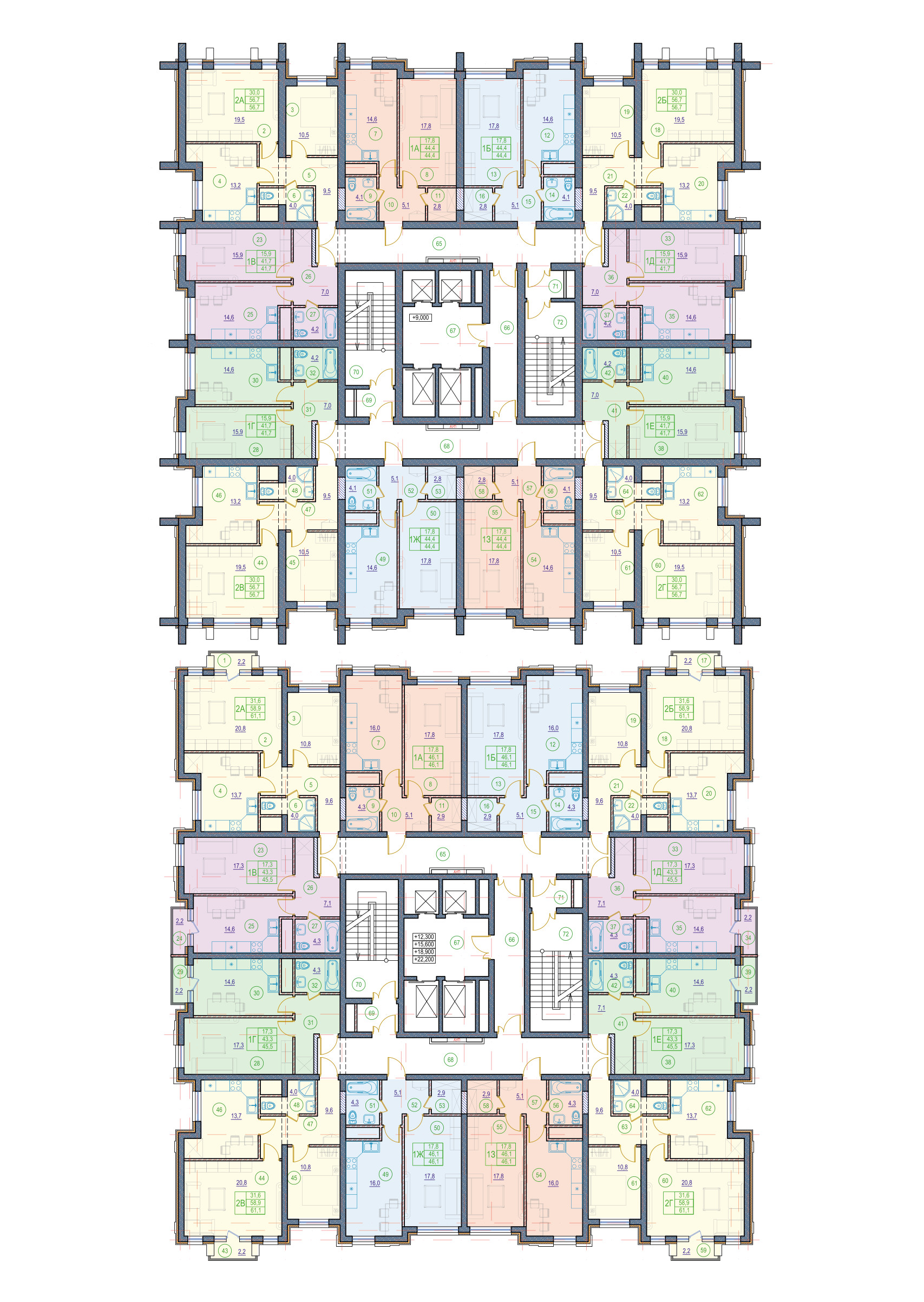 Планировка 2 — ЖК Монарх